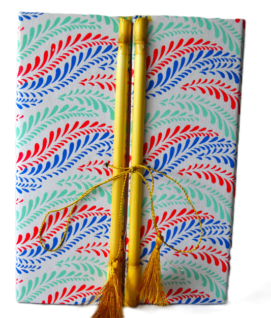 Handcrafted eco-friendly Bamboo Diary PAP007