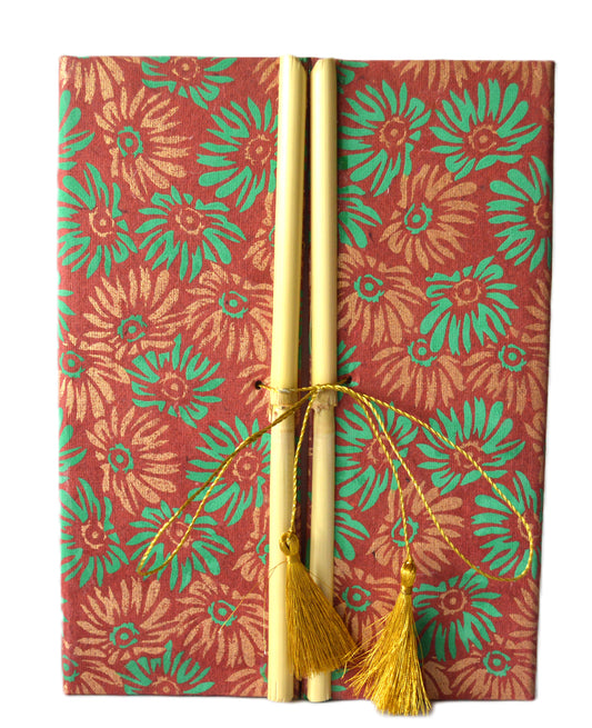 Handcrafted eco-friendly Bamboo Diary PAP009