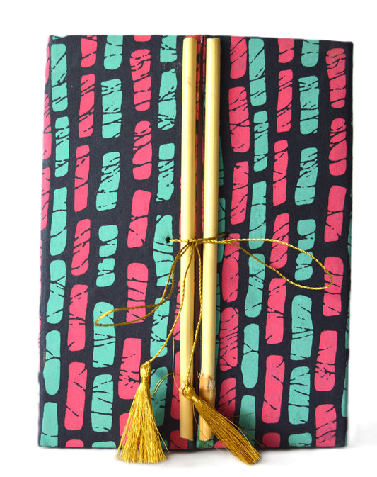 Handcrafted eco-friendly Bamboo Diary PAP010
