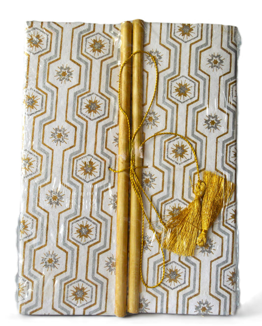 Handcrafted eco-friendly Bamboo Diary PAP002