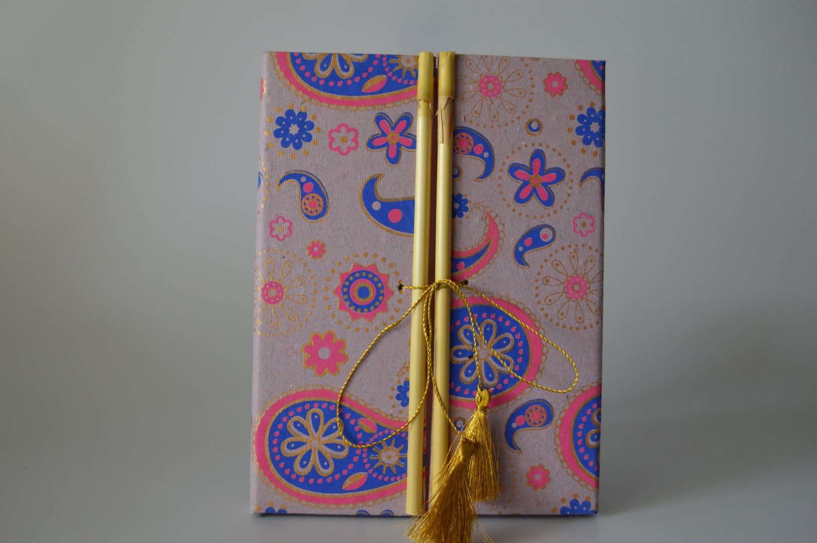 Handcrafted eco-friendly Bamboo Diary PAP011