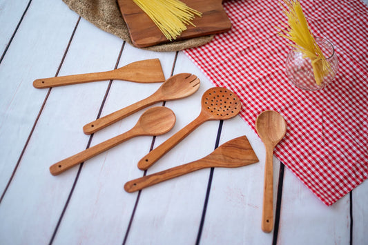 Handmade Neem Wooden Ladle1