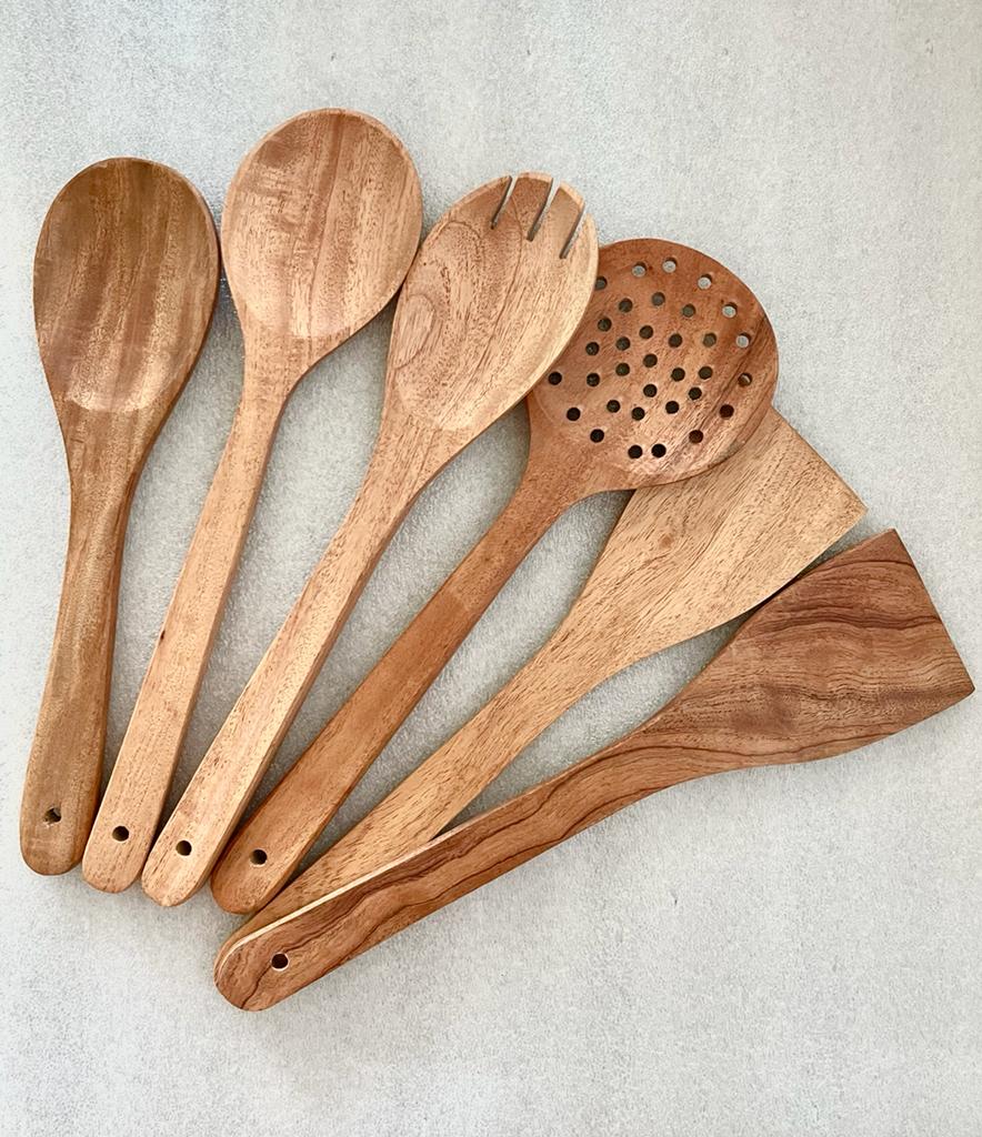 Handmade Neem Wooden Ladle2