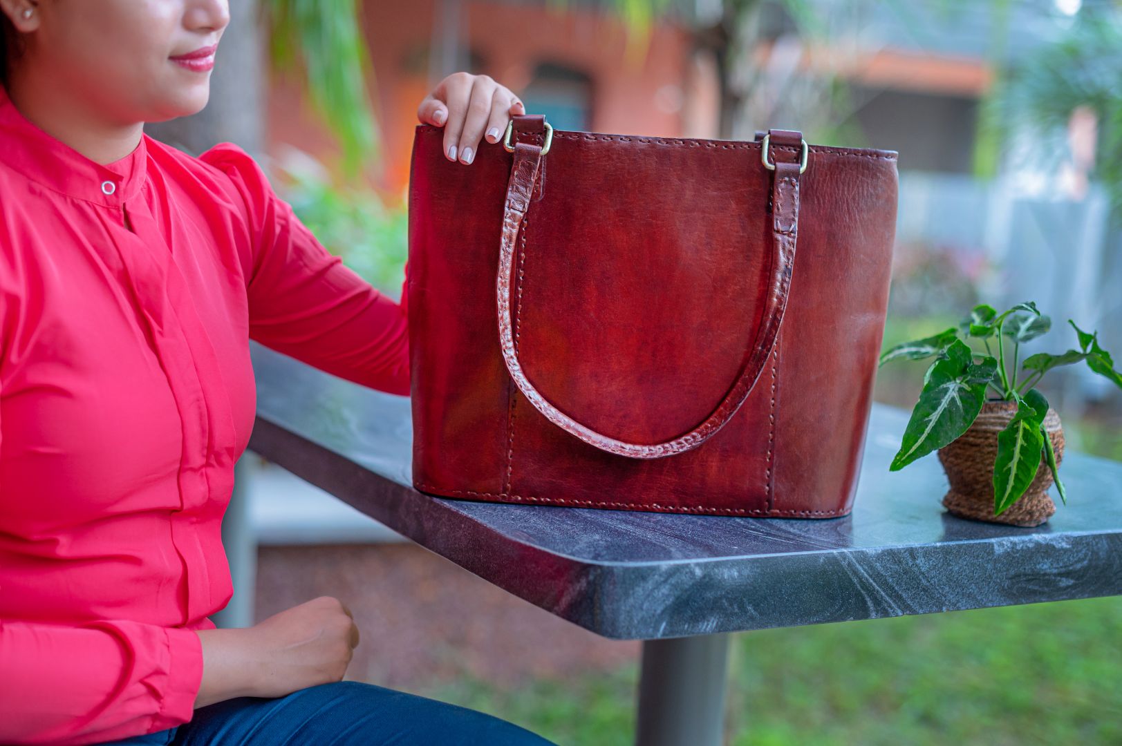 Handmade Premium Leather Handbag1