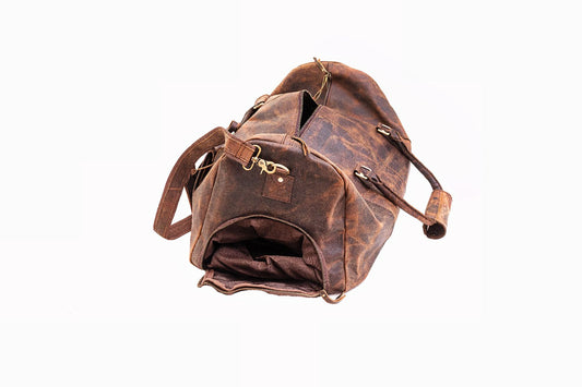 Large Leather Travel Duffle Bag4