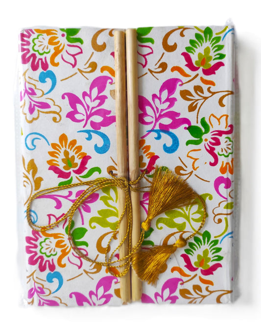 Handcrafted eco-friendly Bamboo Diary PAP013