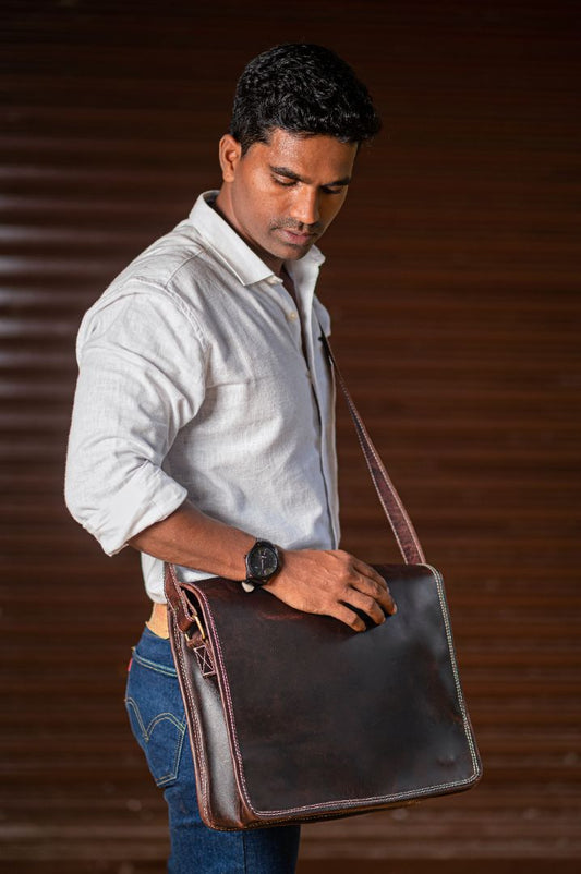 Leather bag for men